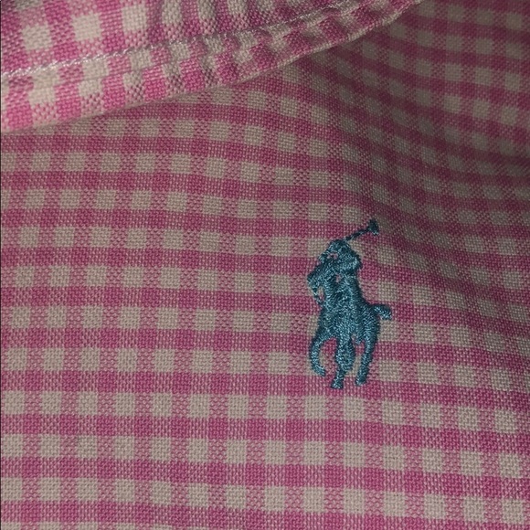 POLO by Ralph Lauren Genuine Men’s Pink Button-Up - Picture 4 of 4